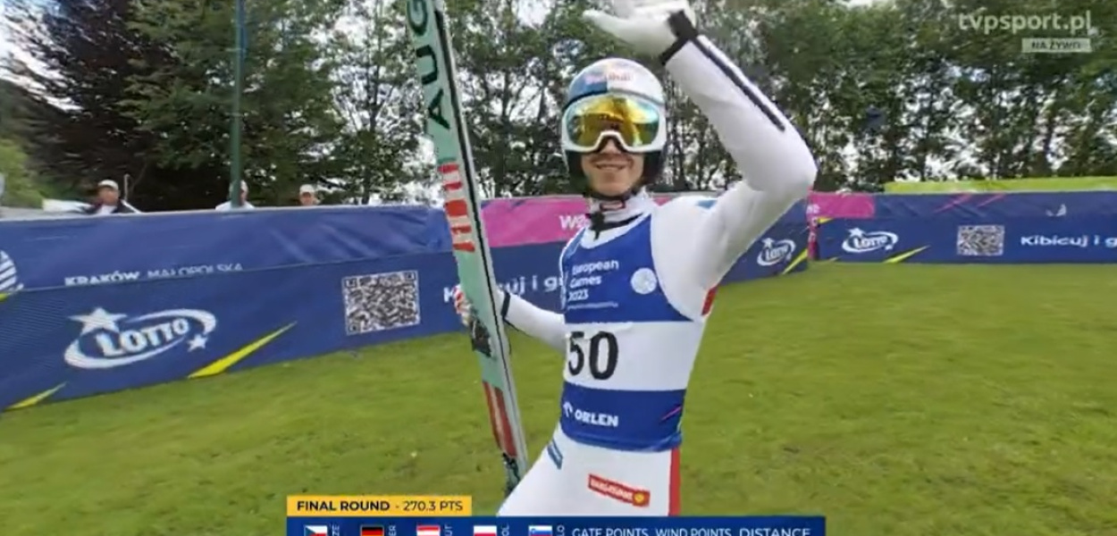 Igrzyska Europejskie 2023. Tschofening ze złotem, Żyła i Kubacki w dziesiątce [wyn