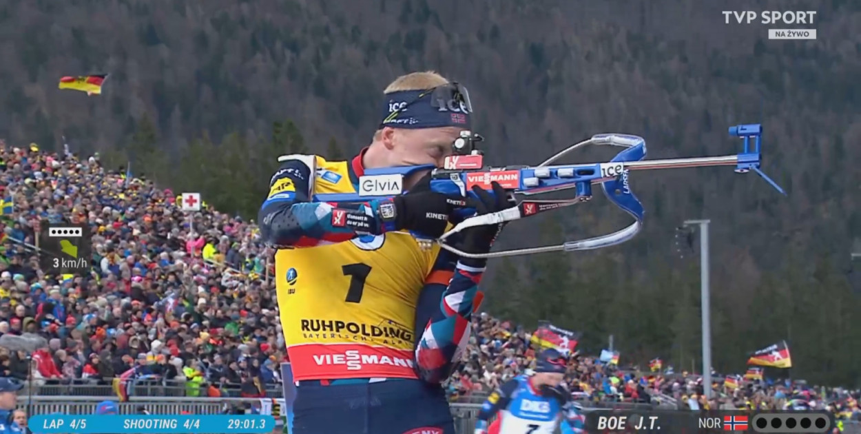 Johannes Boe / Screen: TVP Sport
