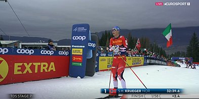 TdS w Val di Fiemme. Triumf Kruegera na Alpe Cermis. Klaebo zwycięzcą Touru-135840