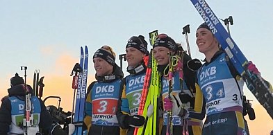 Biathlonowy PŚ w Oberhofie. Szwecja wygrywa sztafetę mieszaną. Polska 15-135943