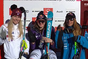 PŚ w Sankt Moritz. Emma Aicher pogodziła legendy w zjeździe-139401