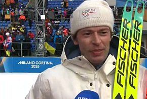 "Zdradziłem ukochaną". Norweg zdobył medal i wypalił przed kamerą