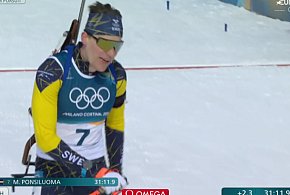 ZIO. Biathlon. Znakomity bieg Szweda. Polacy poza czołówką