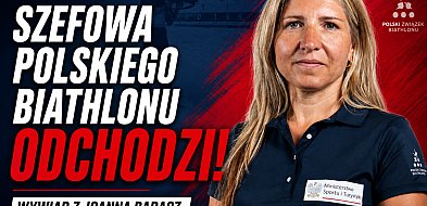 Szefowa biathlonu odchodzi. "Nie było pieniędzy nawet na bilety”
