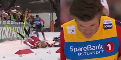 Dramatyczne sceny w Drammen. Klaebo w szpitalu po upadku