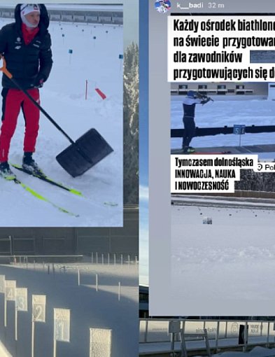 [WIDEO] Skandal w Jakuszycach. Biathloniści trenowali z łopatami-139750