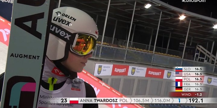 Co za skok Anny Twardosz w Wiśle!-139251