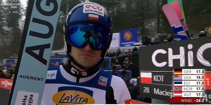 PŚ w Willingen. Maciej Kot odpalił petardę