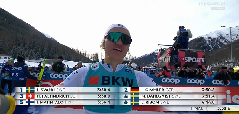PŚ w Goms. Zwycięski powrót Linn Svahn. Popis Johannesa Klaebo
