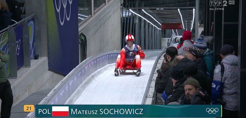 ZIO 2026. Saneczkarstwo. Sochowicz poza finałowym ślizgiem
