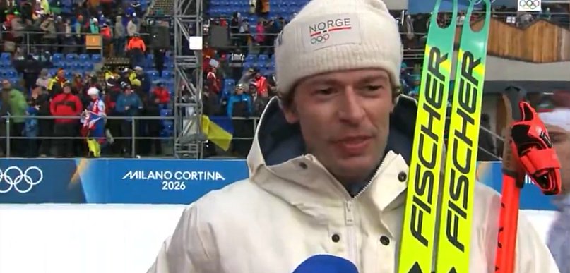 "Zdradziłem ukochaną". Norweg zdobył medal i wypalił przed kamerą