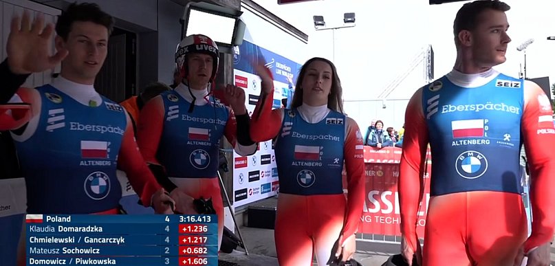 PŚ w Altenbergu. Polska sztafeta 6. na koniec sezonu