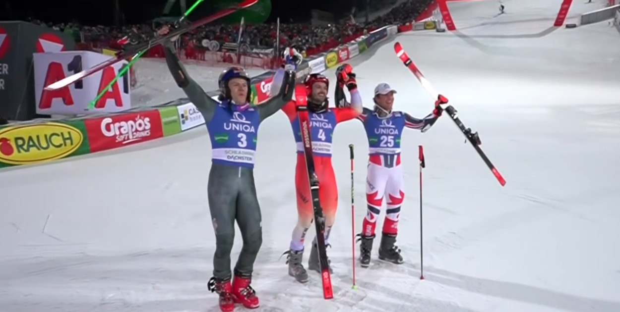 PŚ w Schladming. Loic Meillard wygrywa nocny gigant