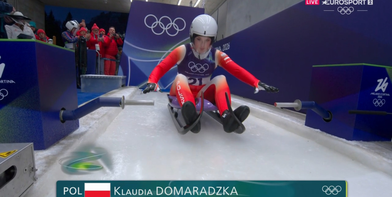 ZIO 2026. Saneczkarstwo. Domaradzka daleko od "20"