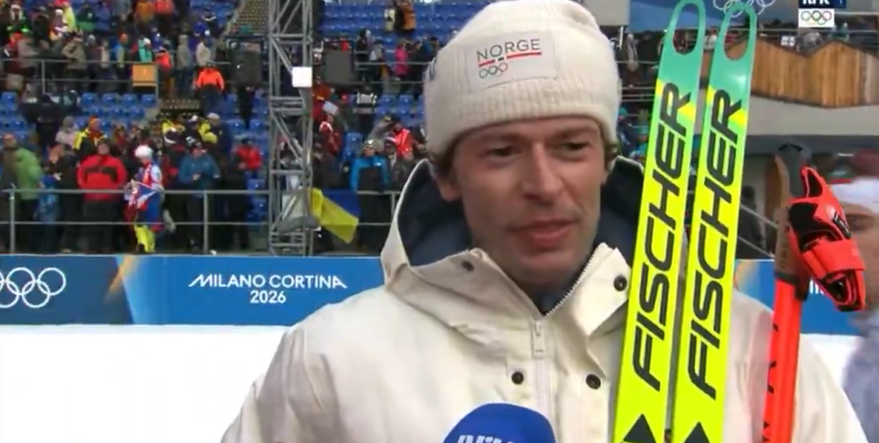"Zdradziłem ukochaną". Norweg zdobył medal i wypalił przed kamerą