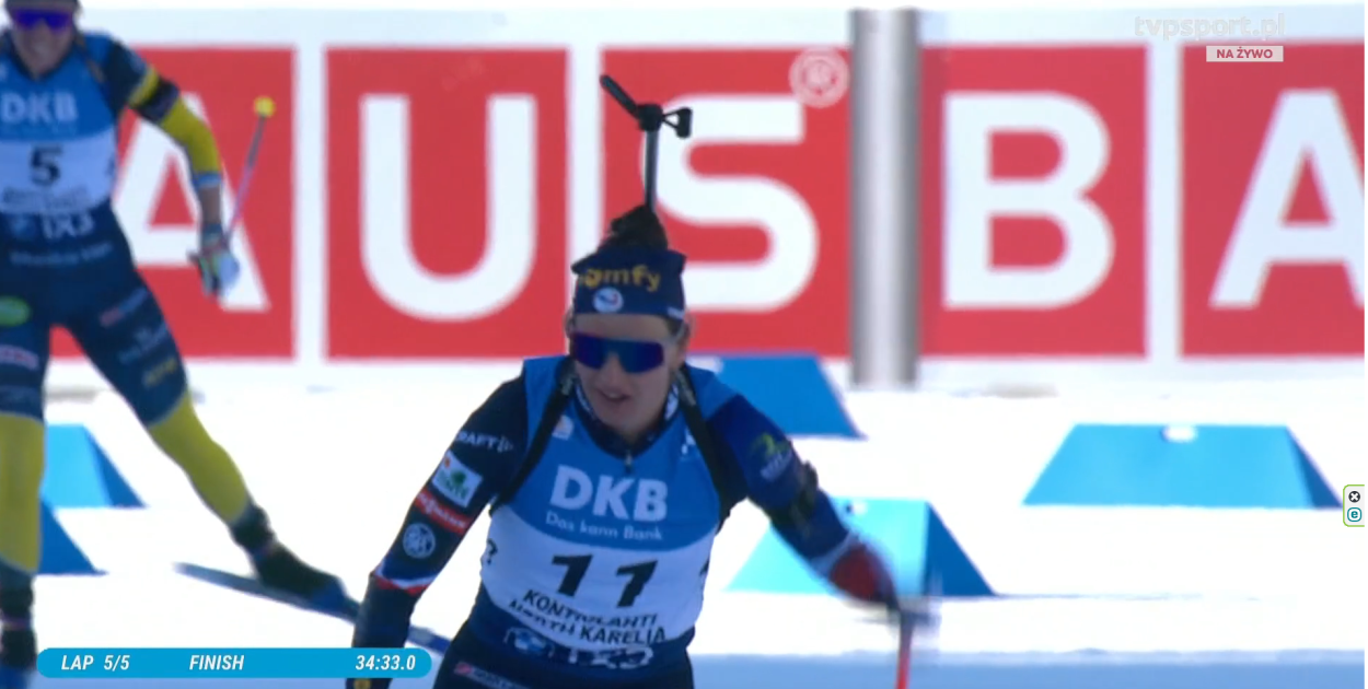 PŚ w Kontiolahti. Bieg masowy dla Julii Simon, porażka Lou Jeanmonnot