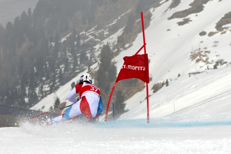 Giant Slalom Ladies Swiss Cup Final in Engadina April 10 2012